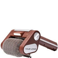 Brosse de nettoyage électrique rechargeable pour barbecue, rotative, en acier inoxydable, sans poils, de qualité alimentaire, avec manche en plastique