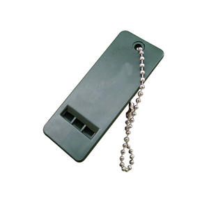 Sifflet de survie haute fréquence en plastique pour extérieur 70*27*7mm 26g, sifflet de survie et de sauvetage sportif à large fréquence avec chaîne - Product Image 3