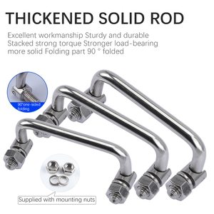 Ziqiang LS506-2 Edelstahl Runder Schranktürgriff Modernes Design Klappbarer Möbelknopf 90mm Höhe Wohnzimmer - Product Image 5