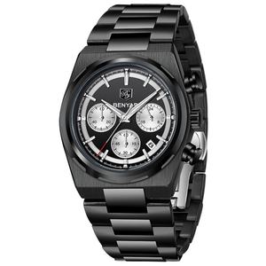 OEM ODM High-quality <b>Men's</b> Luxury Business Sport Quartz <b>Watch</b> Benyar Fashionable <b>Waterproof</b> 40mm Pointer Alloy Stainless Steel - Product Image 6
