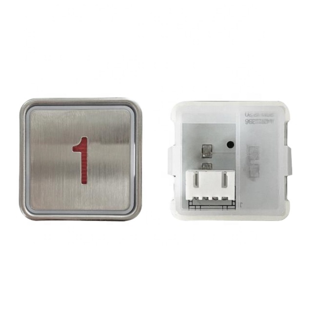 Квадратная кнопка лифта A4N11286 MTD270 32,5*32,5 мм детали лифта
