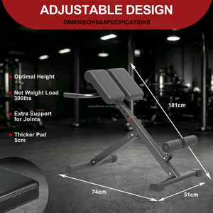Banco de Hiperextensión Multifuncional, <span class=keywords><strong>Silla</strong></span> <span class=keywords><strong>Romana</strong></span> de Alta Calidad para Entrenamiento Abdominal - Product Image 5