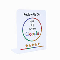 Support d'affichage de menu de table NFC RFID avec fonction de lecture de code QR, de carte de visite et de paiement, étanche pour usage hôtelier