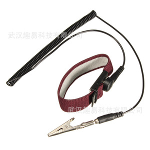 Antistatic Wrist Strap Claret Color 1000000 Surface Resistance For Mobile Phone <b>Repair</b> <b>Electronics</b> <b>Repair</b> <b>Part</b> - Product Image 2