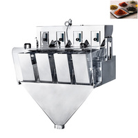Détergent en poudre café en poudre protéine lait en poudre 4 têtes linéaire peseur machine remplissage automatique solution d'emballage