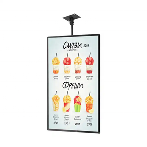 Panneau de menu de restaurant électronique mural de 32 pouces, écran Lcd, panneau de menu numérique, écran de commande tactile de restaurant, affichage publicitaire - Product Image 2