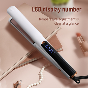 Plancha de Pelo Eléctrica con Revestimiento Cerámico, Pantalla LCD de Temperatura, Calentamiento Rápido, 2 en <span class=keywords><strong>1</strong></span> para Rizar y Alisar el Cabello - Product Image 2