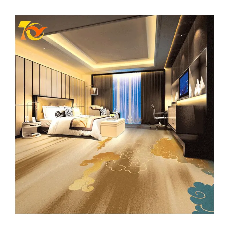 Customized Printed Carpets Hotel Rug Good Quality Living Room Luxury 3D Printed Carpet