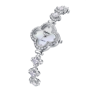 Montre-bracelet analogique carrée de luxe pour femme JIMI JIMI <span class=keywords><strong>PARIS</strong></span>, mouvement à quartz MIYOTA, bracelet en acier inoxydable, entièrement sertie de diamants, design haut de gamme - Product Image 1