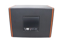 Oushida 10 pulgadas Active Single Coil Car Audio Subwoofer Caja de madera Altavoz de coche con impedancia de 4 ohmios DC 12V