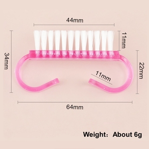 Brosse à ongles en plastique miniature lavable pour le nettoyage des ongles et des doigts, marque privée, 13 couleurs, remise sur les achats mixtes - Product Image 5