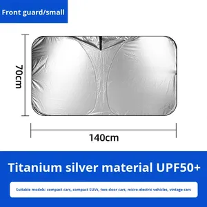 Wholesale <b>Car</b> <b>Interior</b> Front Windshield Sunshade Board Laser Summer Heat Insulation Made Aluminum Foil ZY-Y01 Aluminum Foil Suns - Product Image 6
