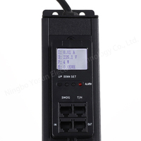 Unité de distribution d'alimentation intelligente (PDU) 0U avec compteur, IEC C13 C19, surveillance intelligente, IP pour centre informatique (IDC) avec certifications CE et RoHS