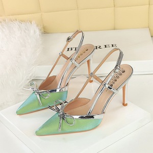 รองเท้าส้นสูงแบบสลิงแบ็คสีผสม ดีไซน์เซ็กซี่ รุ่นสปริง 2026 สำหรับผู้หญิง - Product Image 3