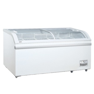 Congélateur coffre profond Smad à grande capacité avec porte vitrée, idéal pour les supermarchés - Offre spéciale - Product Image 1