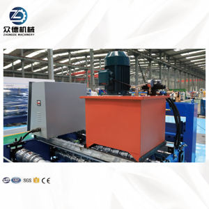 인기 있는 IBR 사다리꼴 지붕 철판 냉간 롤 성형기 단층 지붕 타일 제조 기계 - Product Image 4