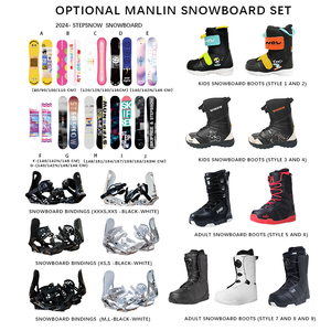 STEPSNOW โรงงานผลิตสกีและสโนว์บอร์ดประสิทธิภาพสูงแบบ OEM ODM ขายส่ง ผลิตตามสั่ง แกนไม้ ไฟเบอร์กลาส ผู้ผลิต Manlin Custom Sn - Product Image 4