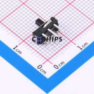 MSS-22D18G3 051 Slide Switch DIP Switch Double Pole Double Throw Rectangle Pin Header PC Pin Through Hole - Product Image 2