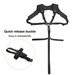 Arnés Táctico de Nailon Negro Resistente Personalizado, Correa de Suspensión Ajustable con Hebilla para Deportes al Aire Libre - Product Image 4