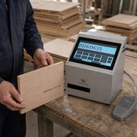 Impresora de Inyección de Tinta de Escritorio de 1 Pulgada con Pantalla Táctil para Cajas de Cartón, Botellas, Bolsas, Codificación de Fechas de Embalaje