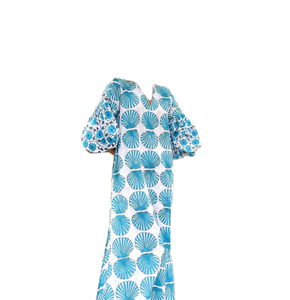 Vestido Personalizable con Estampado Floral, Cuello en V, Manga Corta, Corte en A, para Mujer, Oficina, Casual, Vacaciones, <span class=keywords><strong>de</strong></span> Alta Calidad, Talla 4841 - Product Image 3