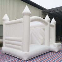 Château de rebond de mariage le plus populaire de vente chaude avec toboggan aquatique pour les adultes et les enfants