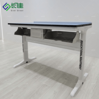 Tables et chaises biologiques de laboratoire universitaire Équipement de laboratoire en aluminium Mobilier de bureau à utiliser au collège