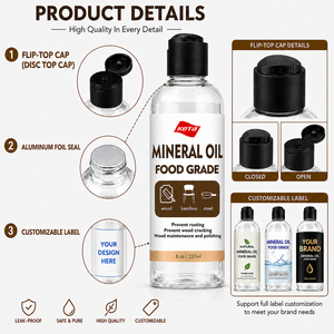 <span class=keywords><strong>Aceite</strong></span> Mineral Alimenticio para Tabla de Cortar Bambu Cuidado Natural Madera No Toxico Inodoro NSF FDA Certificado Adaptable - Product Image 5