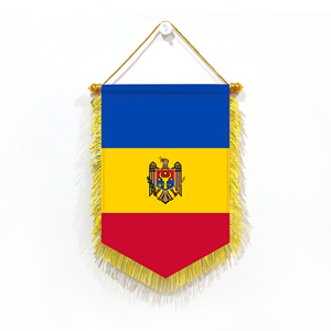 Mini 20x30cm Pennant Car Flags Moldova Wall Decor Display Accessories <b>Small</b> Ornaments for Hanging - Product Image 1