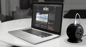 مكعب روبيك 4 مقابس متعددة مع USB، وصلة كهرباء، 4 مخارج عالمية، مقبس Type C، قابس أمريكي وأوروبي وبريطاني، شريط طاقة للسفر - Product Image 6