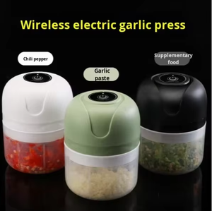 Appareil de cuisine intelligent multifonctionnel, presse-ail électrique et hachoir à viande pour les besoins de préparation d'oignons, de gingembre et d'épices - Product Image 5