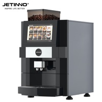 Máquina de Café y Chocolate Caliente Jetinno JL22-ES4C, Máquina Expendedora de Té y Espresso Automática de Sobremesa, Escenario OCS