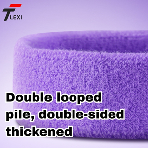 عصابة رأس نسائية جديدة رائجة من القطن المرن بلون واحد للركض واليوغا واللياقة البدنية والرياضة والتمارين الجافة التبعي - Product Image 3