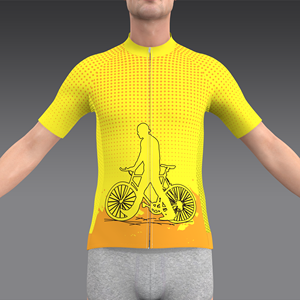 HIRBGOD – maillot de cyclisme haut de gamme pour hommes, sangle antidérapante, vêtement de vélo de <span class=keywords><strong>route</strong></span>, coupe ajustée, <span class=keywords><strong>tenue</strong></span> de vélo en plein air, maillot de cycliste d'été - Product Image 6