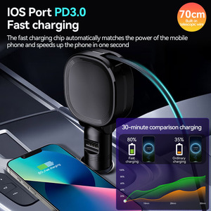 สายชาร์จแบบยืดหดได้ ชาร์จเร็วพิเศษ กำลังไฟ 30W รองรับ Flash Type-C <span class=keywords><strong>IOS</strong></span> 5V/2.4A แบบเสียบช่องจุดบุหรี่ - Product Image 4
