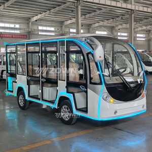 รถนำเที่ยวไฟฟ้ากันฝน 8 ที่นั่ง สำหรับการขนส่งนักท่องเที่ยวในสวนสนุกขนาดเล็กช่วงกลางคืน - Product Image 5