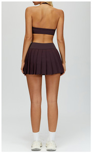 OEM ODM Großhandel Sportbekleidung Tennis Golf Kleid Damen Gym-BH Golf-Röcke 2-teilige Sets Fitness Sportswear Tennis-Outfit - Product Image 4