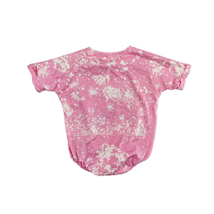 Ropa Gráfica Personalizada ODM para Bebés Recién Nacidas, Pelele de Verano de Manga Corta, Body Burbuja, Atuendo Lindo de Una Pieza - Product Image 4