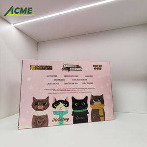 Ensemble de boîtes d'emballage <span class=keywords><strong>en</strong></span> carton personnalisées écologiques faites à la main pour les calendriers de l'avent pour chats et chiens avec laminage mat - Product Image 6