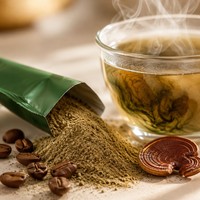 Café Vert Minceur en Gros avec Extrait de Ganoderma Reishi pour la Gestion du Poids – Poudre de Café Herbal Instantané – Marque Privée OEM
