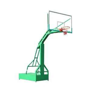 GW卸売油圧システムバスケットボールフィバスタンド3x3バスケットボールフープ/ゴール