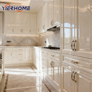 Gabinetes de Cocina Modulares Pintados de <span class=keywords><strong>Blanco</strong></span> Ecológicos para Apartamentos y Comedores |   Garantía de 5 Años, Diseño Personalizado de Fábrica China - Product Image 3