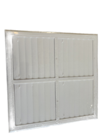 Grilles diffuseurs carrées réglables multidirectionnelles en plastique de haute qualité pour systèmes CVC