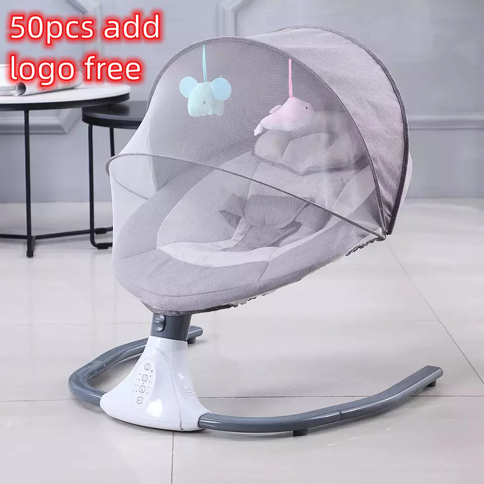 2022 Sillas Para Bebe Cheap Automatic Sleeping 5 In 1 Swing Electric Chair Bed Sleep Cradle Baby Rocker Bouncer Crib For Kid