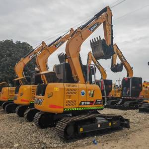 Excavatrice hydraulique de terrassement de vente chaude de SANY 75Cpro utilisée avec le composant de noyau de moteur de prix bas de couleur jaune - Product Image 1