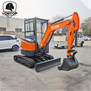 <span class=keywords><strong>Mini</strong></span>-excavatrice hydraulique 1-4 tonnes à prix abordable, petite machine de terrassement personnalisable pour jardin et usage domestique - Product Image 1