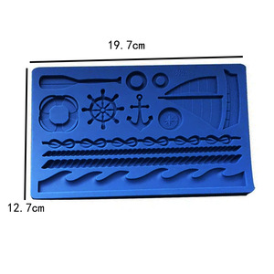 Ocean Series Silicone Cake Mold Star Shell Coral Reusable Fondant Chocolate Molds 19.7x12.7cm Baking Supplies - Product Image 4