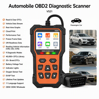 Outil de diagnostic automobile OBD2 V521 en gros OEM ODM, fonctions OBD2 complètes, recherche de codes DTC, capture d'image en temps réel, scanner de diagnostic moteur
