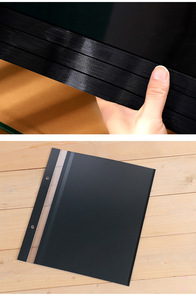Tùy chỉnh DIY Album bên trong trang bơm lại tự dính phim Album A3 A4 Loose-Leaf PVC màu đen và trắng tờ - Product Image 6