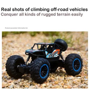 Coche de Control Remoto a Batería de 2.4GHZ, Juguete de Coche Todoterreno con Radio Control, Vehículo RC, Coche de Acrobacias RC para Niños - Product Image 4